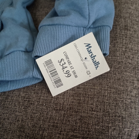 Stitch And Stone Blue Kids' Sweatshirt and Shorts Set - Picture 12 of 13